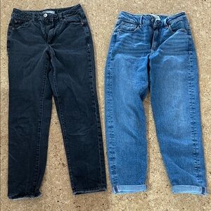 Garage Women’s mom Black Jeans - and dynamite mom blue